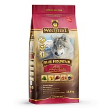 Wolfsblut Blue Mountain Adult (Голубая гора) - Сухой корм для взрослых собак с олениной и кроликом. Белок: 30%, Жир: 16%.