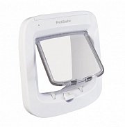 Дверца PetSafe для кошек с микрочипом, белая.