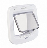 Дверца PetSafe для кошек с микрочипом, белая.