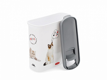 Curver PetLife контейнер для корма "Любимые котята" на 2 л (1 кг), 21х9х19 см