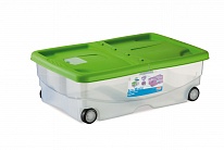 Контейнер Stefanplast "Mario", 26 л, для 10 кг, зеленый 60 х 40 х 18 см