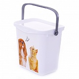 Curver PETLIFE Мультифункциональный контейнер для хранения корма на 6 л.