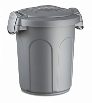 Контейнер Stefanplast "Speedy",8 л, для 3 кг, серебряный 24 x 27 x 31 см