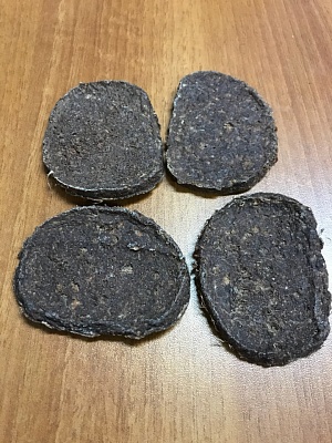 Чипсы из оленины с печенью