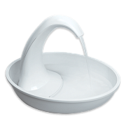 Поилка фонтан для кошек и собак Pioneer Pet “Swan” белый