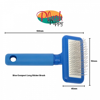 Compact Long Pin Slicker - компактная пуходерка для плотной шерсти