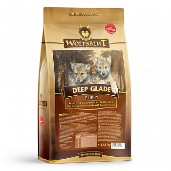 Wolfsblut Deep Glade Puppy (Дальняя поляна) - Сухой корм для щенков с олениной и буйволом. Белок: 29%, Жир: 19%