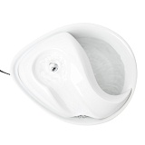 Керамическая поилка фонтан для кошек и собак Pioneer Pet “RainDrop” белый