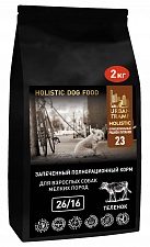 URBAN TRAMP – Запеченный гипоаллергенный корм «HOLISTIC» класса с телятиной для взрослых собак мелких пород, 26/16
