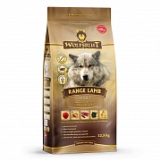 Wolfsblut Range Lamb Adult (Рацион с ягненком) - Сухой корм для взрослых собак с мясом ягненка и диким рисом. Белок: 26%, Жир: 15%.