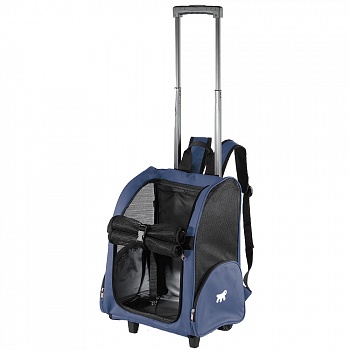 FERPLAST TROLLEY Тележка-сумка на колесиках с выдвижной ручкой для кошек.