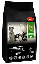 URBAN TRAMP – Полнорационный гипоаллергенный сухой корм «SUPER PREMIUM» класса мясное ассорти с энтомопротеином (черная львинка) для взрослых собак средних и крупных пород, 28/14