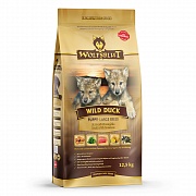 Wolfsblut Wild Duck Large Breed Puppy (Дикая утка) - Сухой корм для щенков крупных пород с мясом дикой утки, картофелем и тыквой. Белок: 34%, Жир: 14%