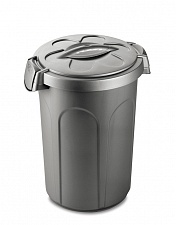 Контейнер Stefanplast "Tom",46 л, для 16 кг, серебряный 44.5х40х61 см 
