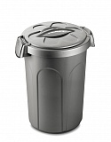 Контейнер Stefanplast "Tom",46 л, для 16 кг, серебряный 44.5х40х61 см 