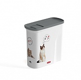 Curver PetLife контейнер для корма "Любимые котята" на 2 л (1 кг), 21х9х19 см