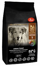 URBAN TRAMP (BIOXYMIN) – Полнорационный гипоаллергенный сухой корм «HOLISTIC» класса для взрослых собак средних и крупных пород с телятиной и брусникой, 26/13.