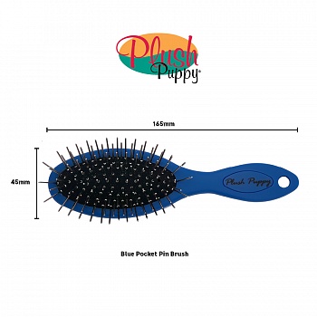 Blue Pocket Pin - Компактная Карманная расческа  
