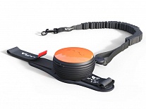 Lishinu Bungee- поводок-рулетка для сильных собак весом от 12 кг до 35 кг, 3 метра оранжевый