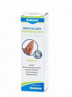 Canina Mikrosilber Ohrenspülung - Канина лосьон-ополаскиватель для ушей с микросеребром