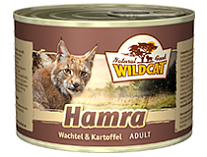 Wildcat Hamra (Хамра) - консервы для кошек с перепелкой и бататом.
