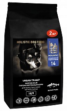 URBAN TRAMP – Запеченный облегченный, гипоаллергенный корм «HOLISTIC» класса с белой рыбой для взрослых собак мелких пород, 18/9