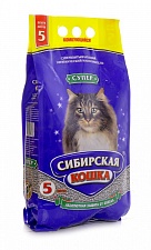 Наполнитель Сибирская кошка Супер комкующийся для кошек