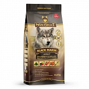 Wolfsblut Black Marsh Adult (Черное болото) - Сухой корм для взрослых собак с мясом австралийского буйвола, бататом и тыквой. Белок: 22 %, Жир: 11 %.