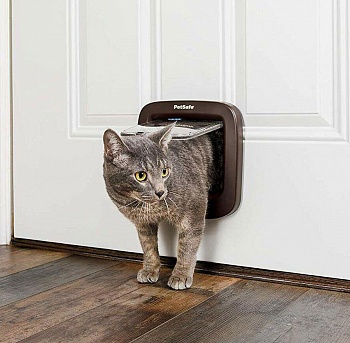 Дверца PetSafe 4-х позиционная, коричневая